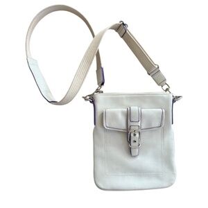 Vintage Y2K Coach Ivory Hamptons Swing /Crossbody Bag